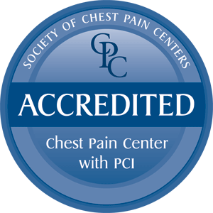 Accredited Chest Pain Center Seal
